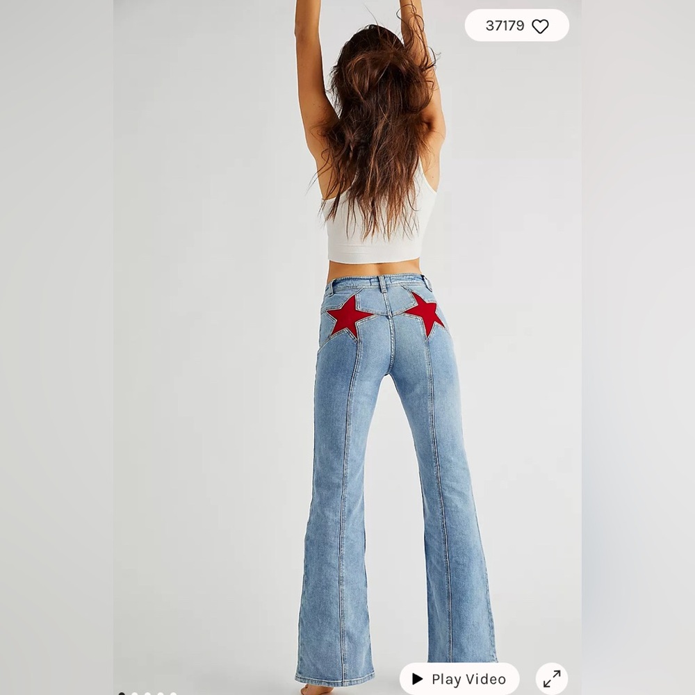 FREE PEOPLE firecracker flare jeans